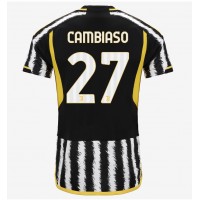 Billiga Juventus Andrea Cambiaso #27 Hemma fotbollskläder 2023-24 Kortärmad